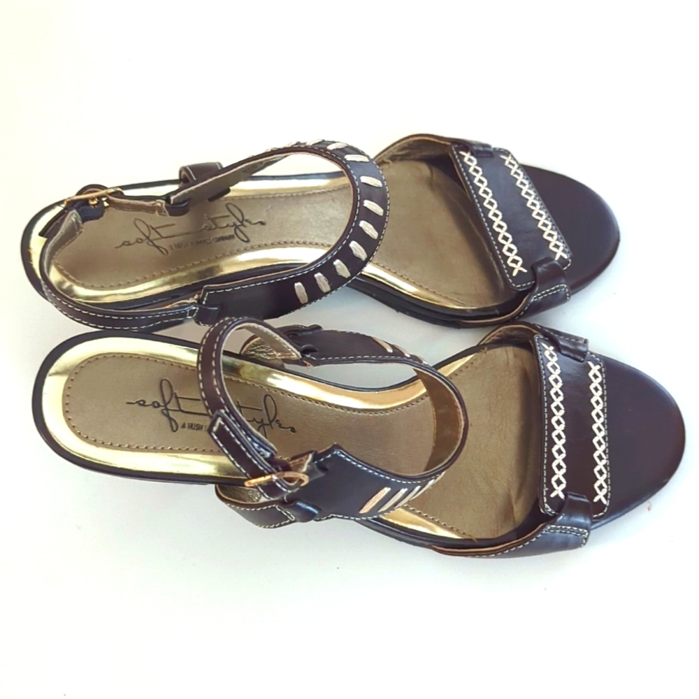 SOFT STYLES HUSH PUPPIES HEELED SANDAL